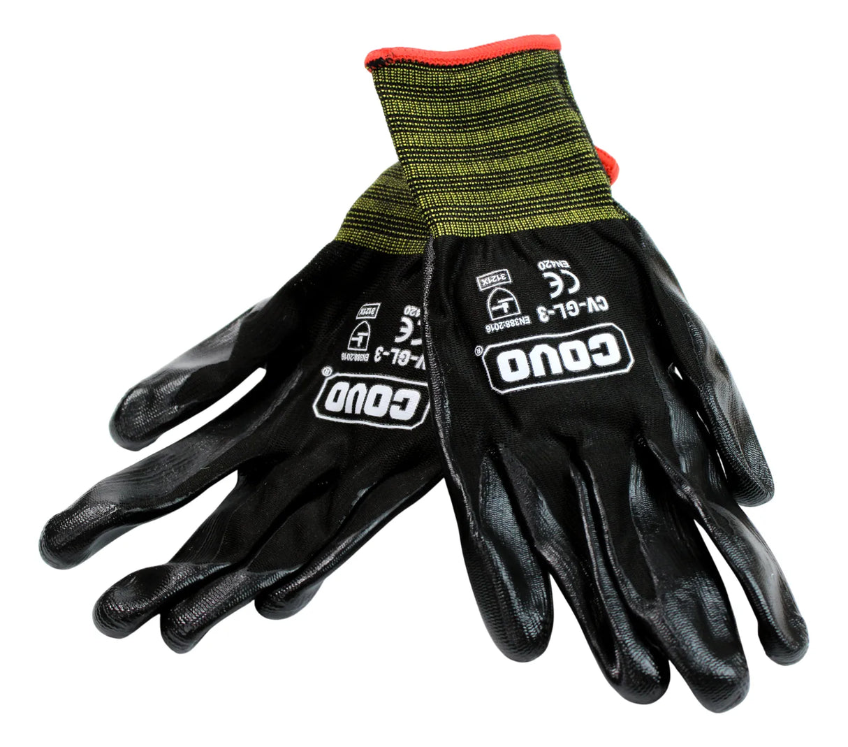 Guantes De Nitrilo Anti Corte Pvc 2 Pares Covo
