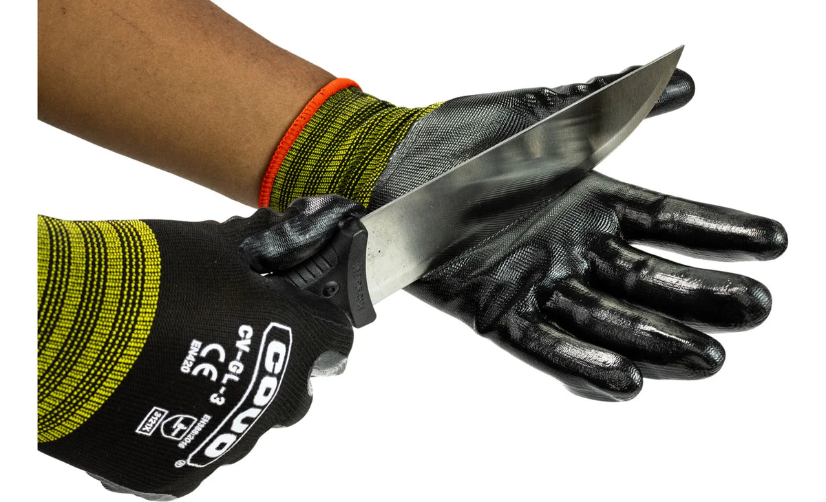 Guantes De Nitrilo Anti Corte Pvc 2 Pares Covo