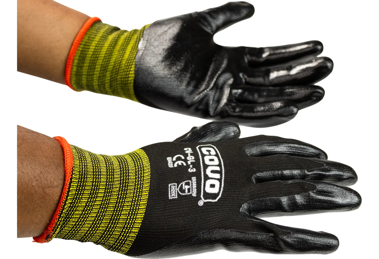 Guantes De Nitrilo Anti Corte Pvc 2 Pares Covo