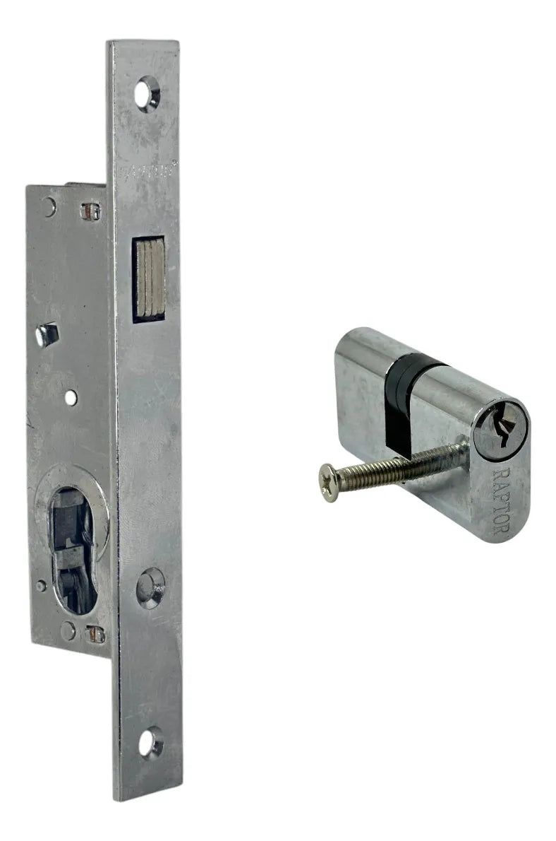 CERRADURA DE EMBUTIR REVERSIBLE 25MM DE GANCHO RAPTOR