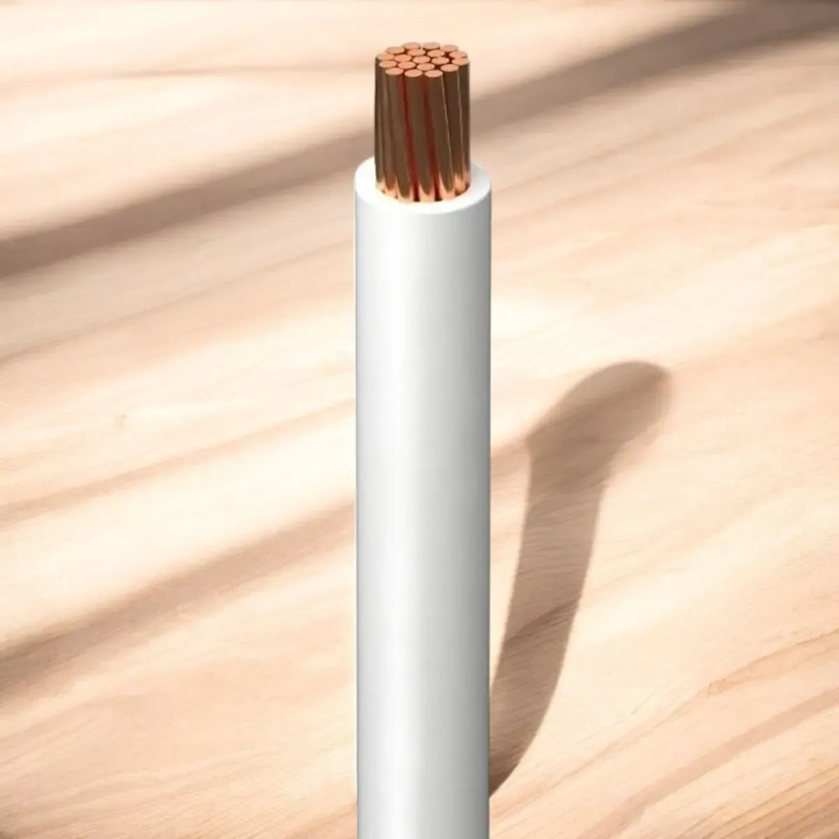 Cable Thhn 10awg Rollo 100 Metros Blanco Lumistar