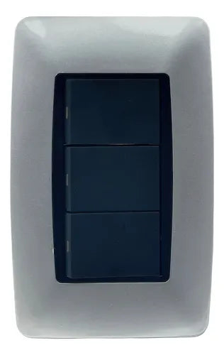 Interruptor Triple Moderna 3 Way Blanco Lumistar