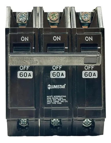 Breaker Superficial 3x60amp Lumistar - GASKA