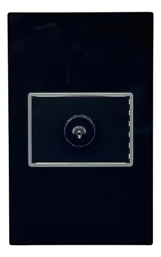 Dimmer Sencillo Elite Negro Lumistar - GASKA