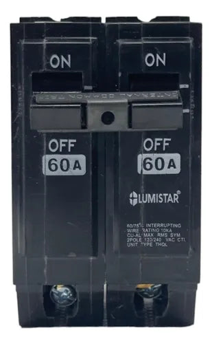 Breaker Para Empotrar 2x60amp Lumistar
