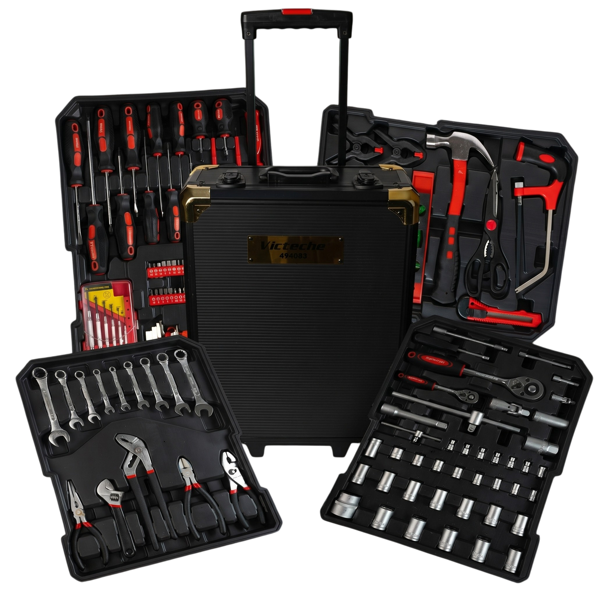 Kit Maleta De Herramientas Combinadas De 428pcs Victeche