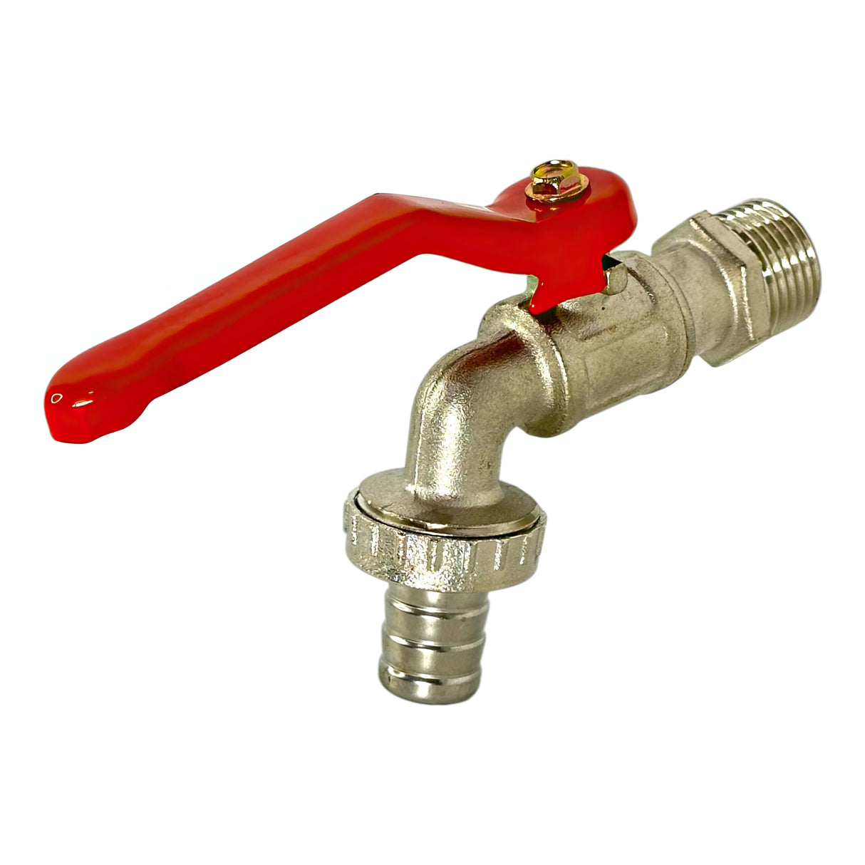 LLAVE DE CHORRO 1/2" X 3/4" BRONCE C/PICO RUN