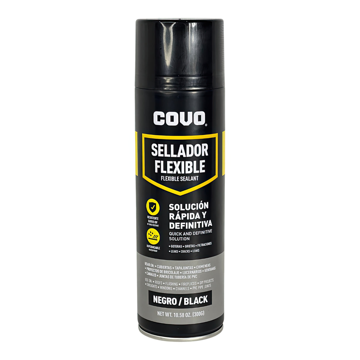 Sellador Flexible Negro 300G Covo