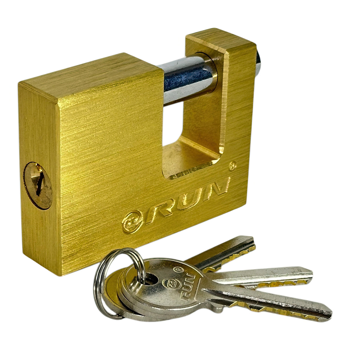 CANDADO ANTICIZALLA 70MM DE BRONCE RUN