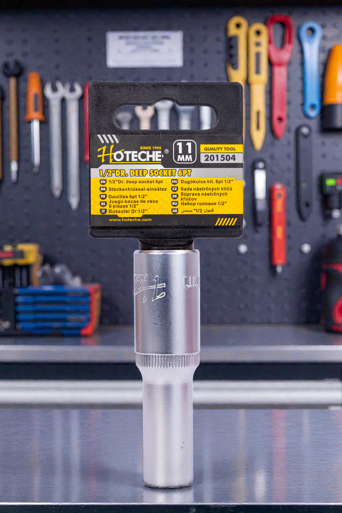 Dado De Impacto Largo Acople De 1/2 11 Mm Hoteche