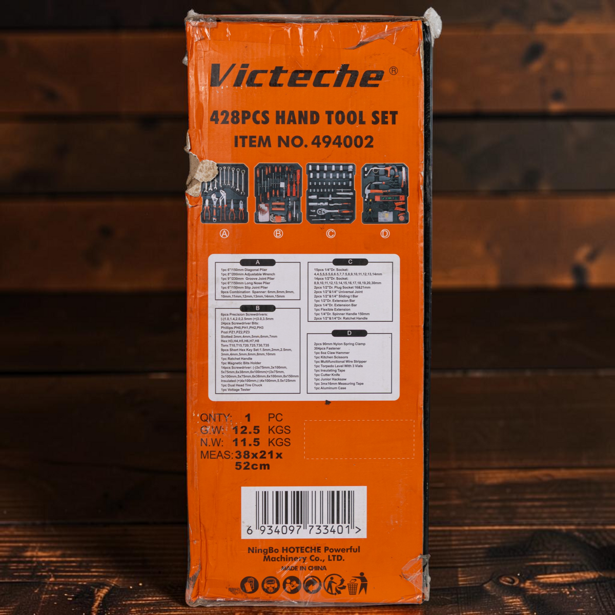 Kit Maleta De Herramientas Combinadas De 428 Piezas Victeche