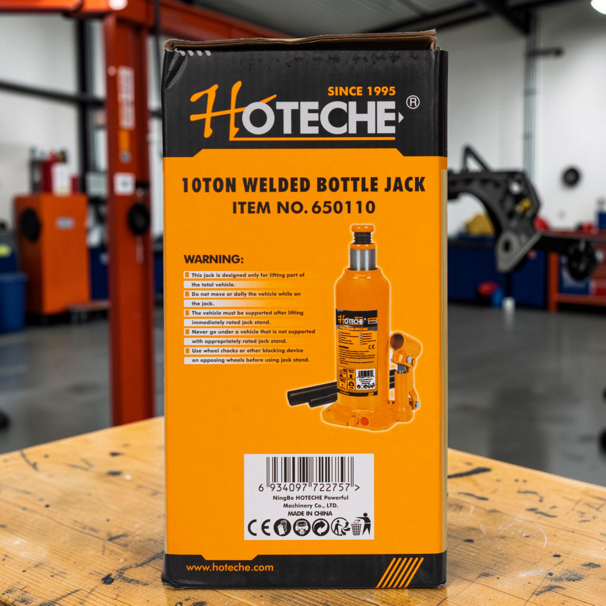 Gato Hidráulico De Botella 10 Toneladas Hoteche