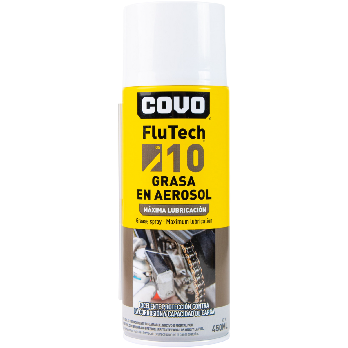 Spray Lubricante Grasa En Aerosol 450ml Covo