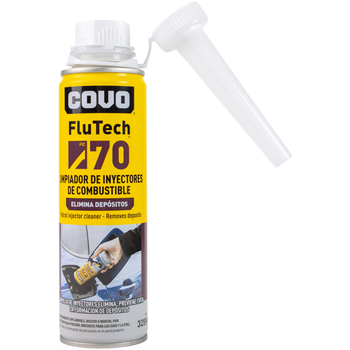 Liquido Limpia Limpiador Inyectores 325ml Covo