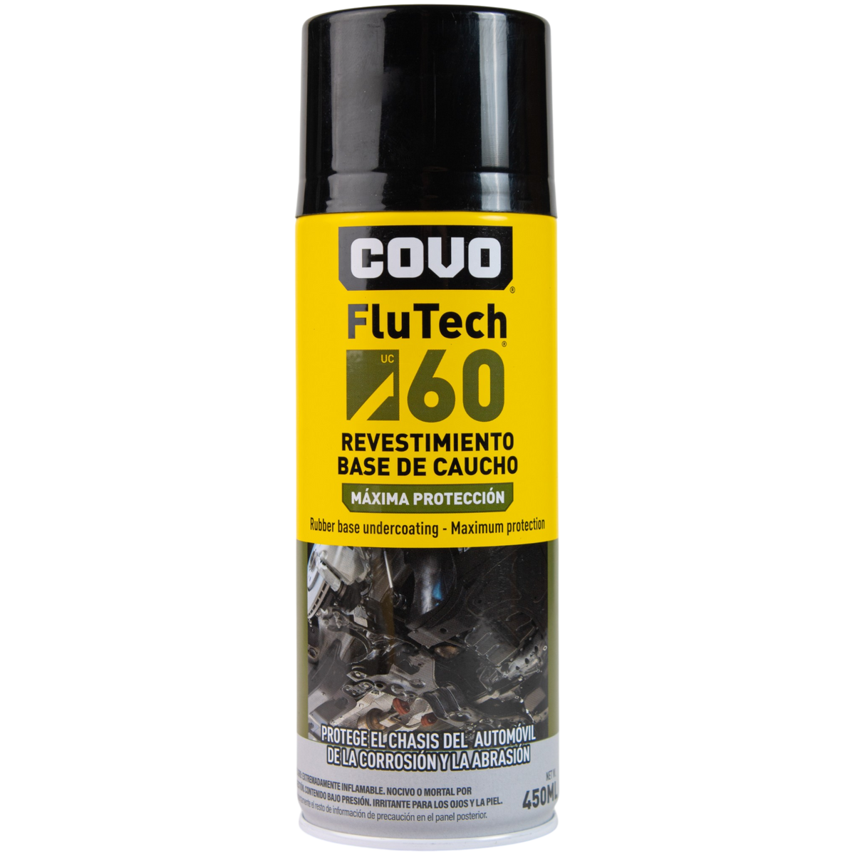 Spray O Grafito Revestimiento Base De Caucho 450ml Covo