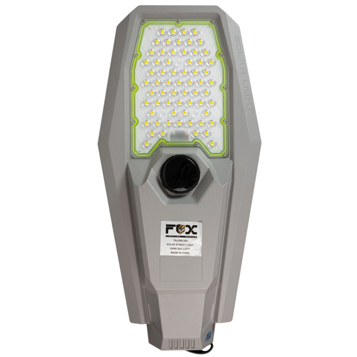 Reflector De Alumbrado Público Led Panel Solar 200w Fox