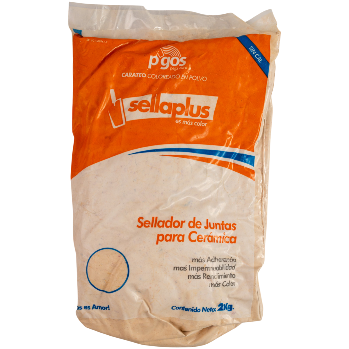 Sellador De Juntas Para Cerámica 2kg Carateo Beige Sellaplus