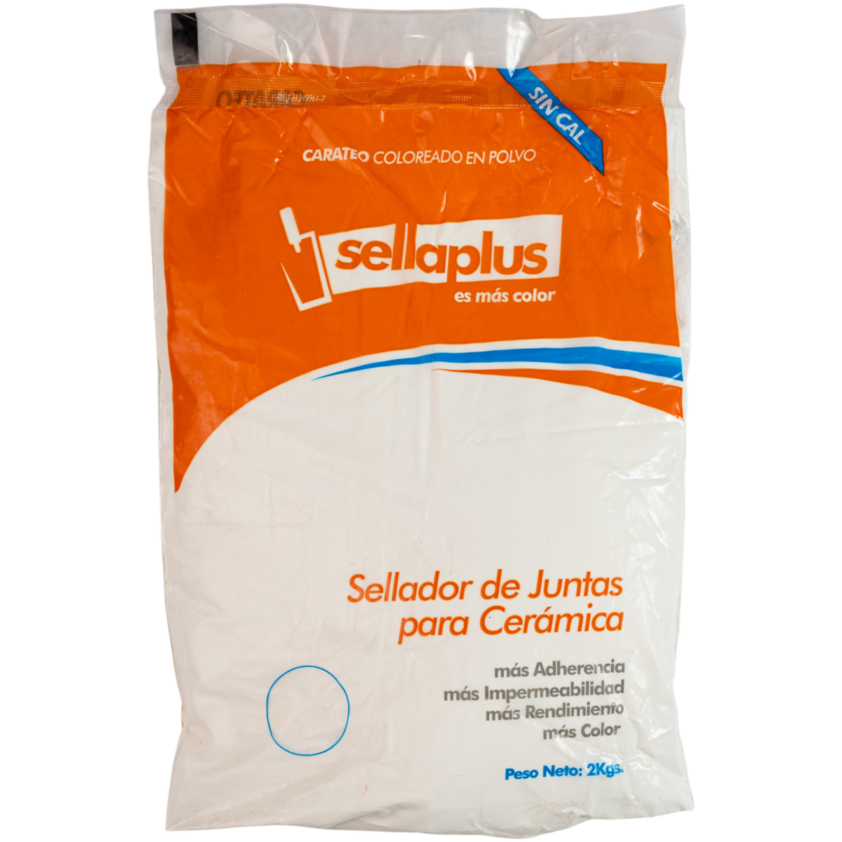 Sellador De Juntas Cerámica 2kg Carateo Blanco Sellaplus