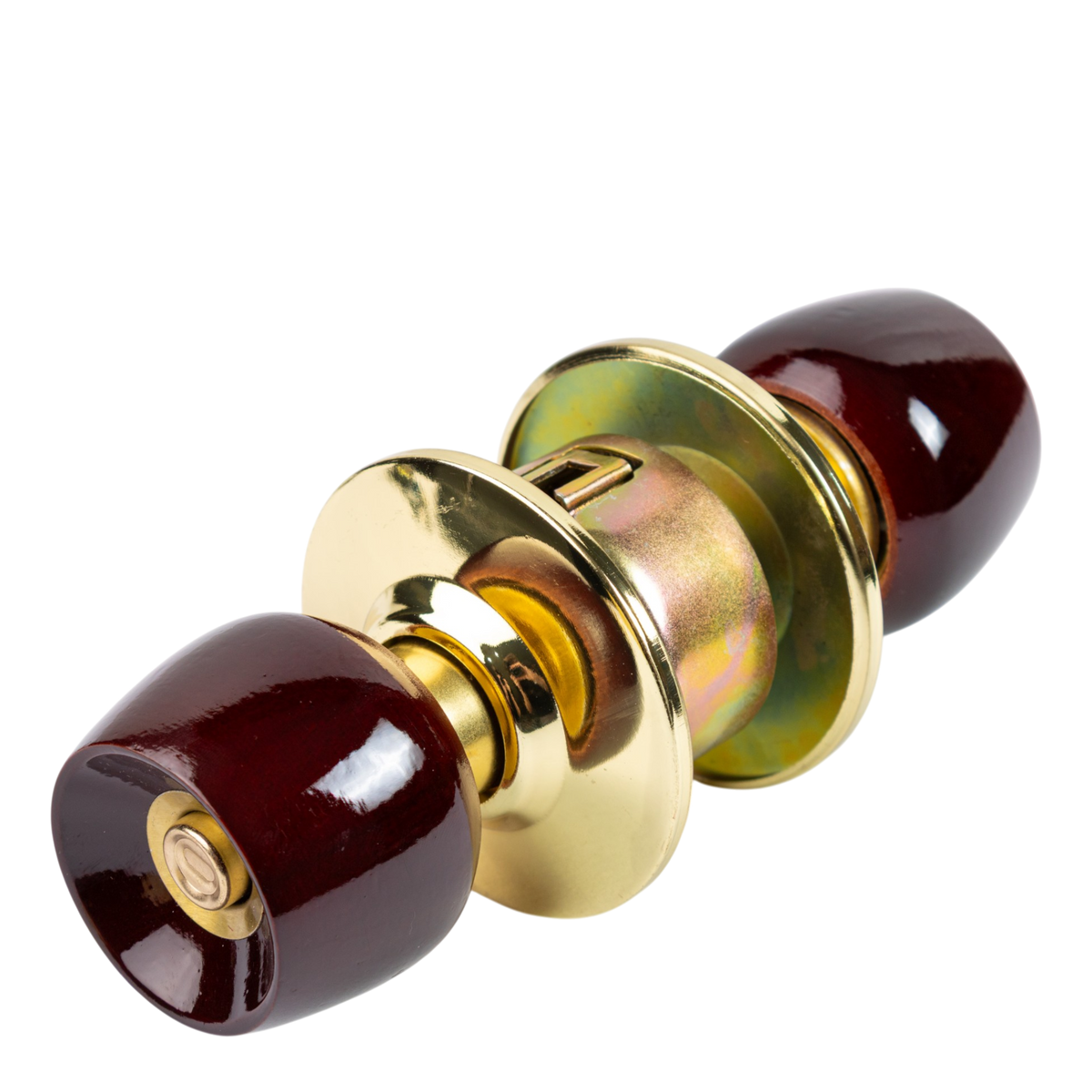 Cerradura De Pomo Color Madera Para Puerta De Madera Tauro