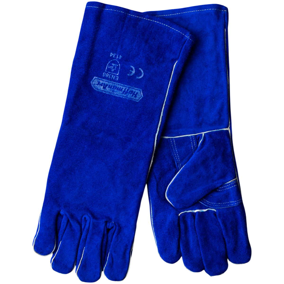 Guante Carnaza Soldador 16'' Forrado Matachispa Hoffmanarc