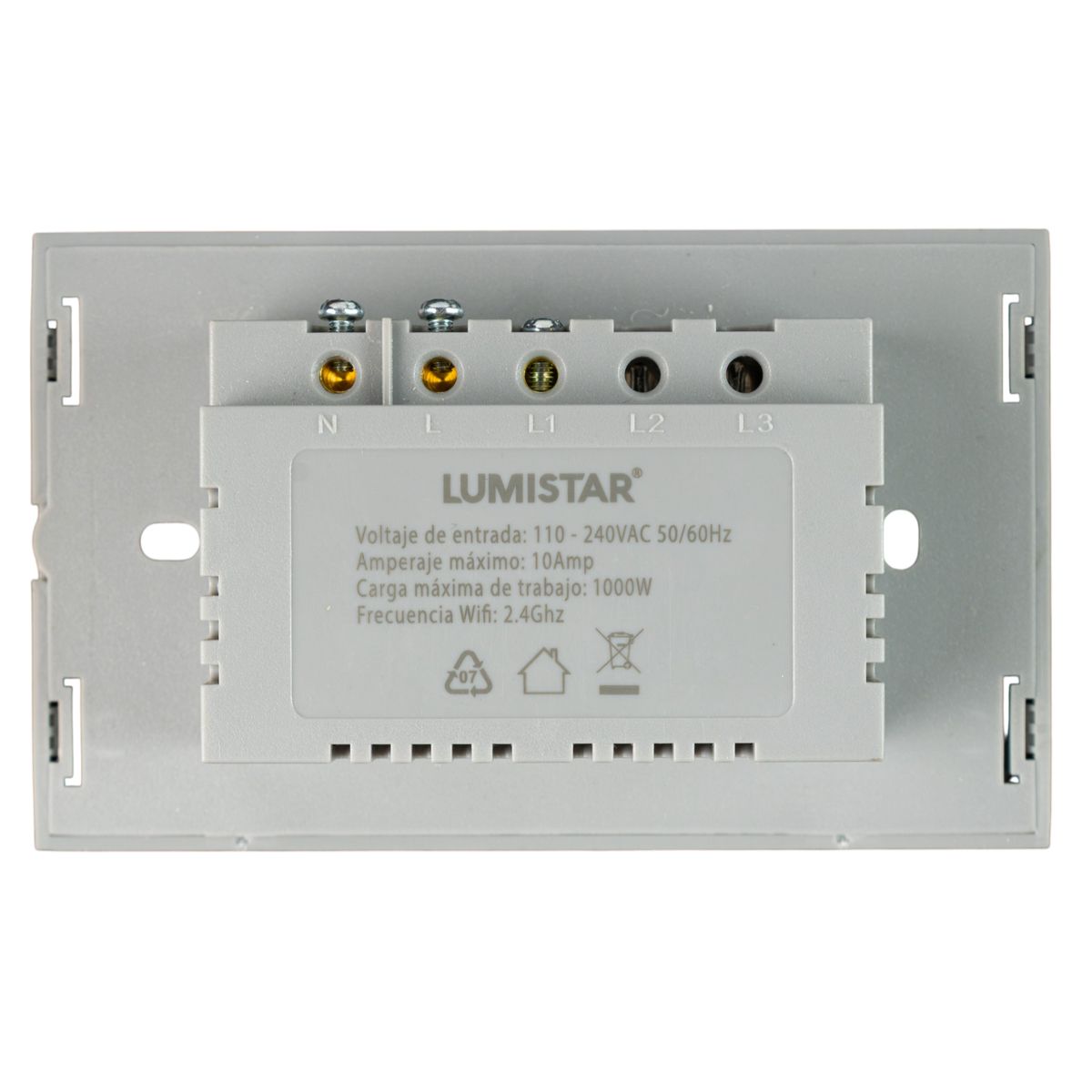 Interruptor Wifi Inteligente 1 Botón Sencillo Lumistar