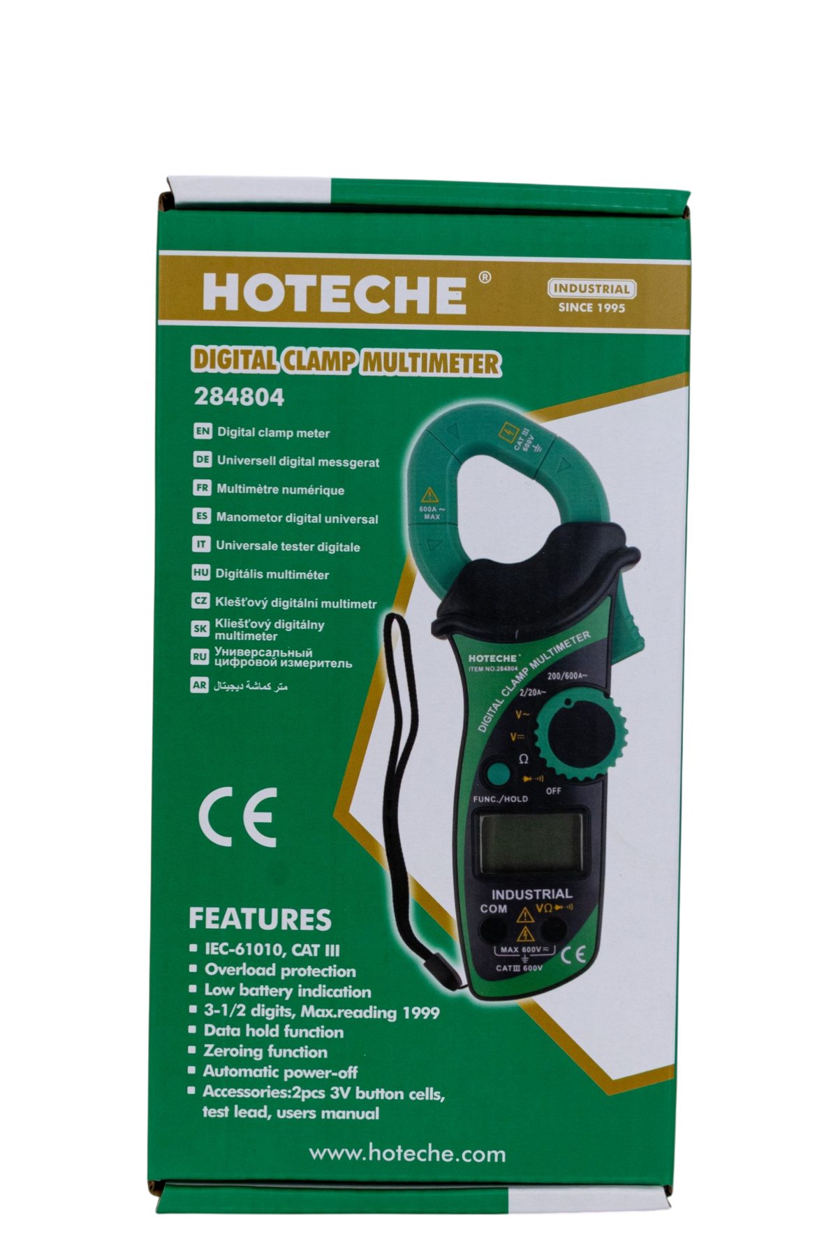 Tester Pinza Amperimétrica Capacitancia Hoteche