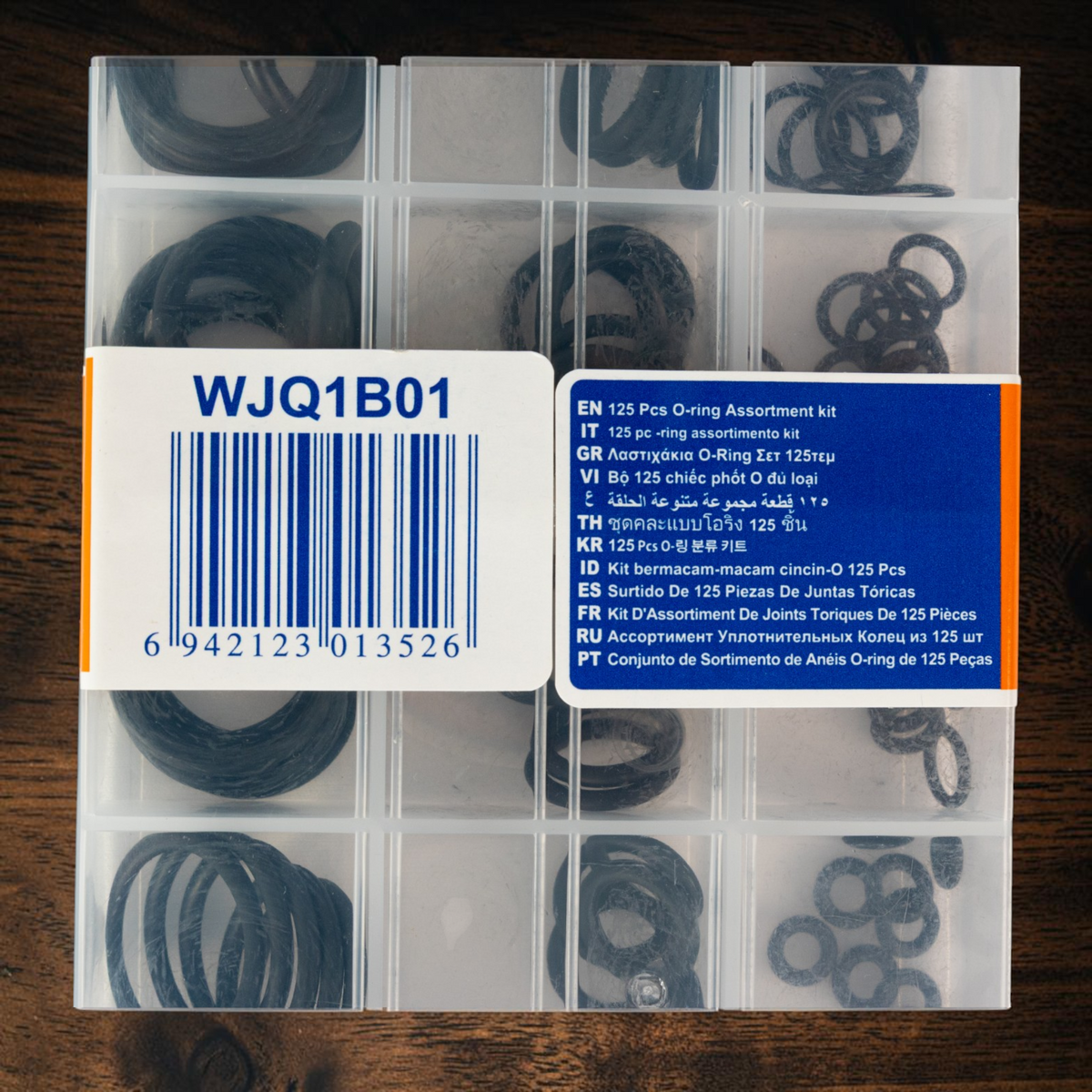 Juego O-ring Set 125 Piezas Sello De Goma 18 Tamaños Wadfow