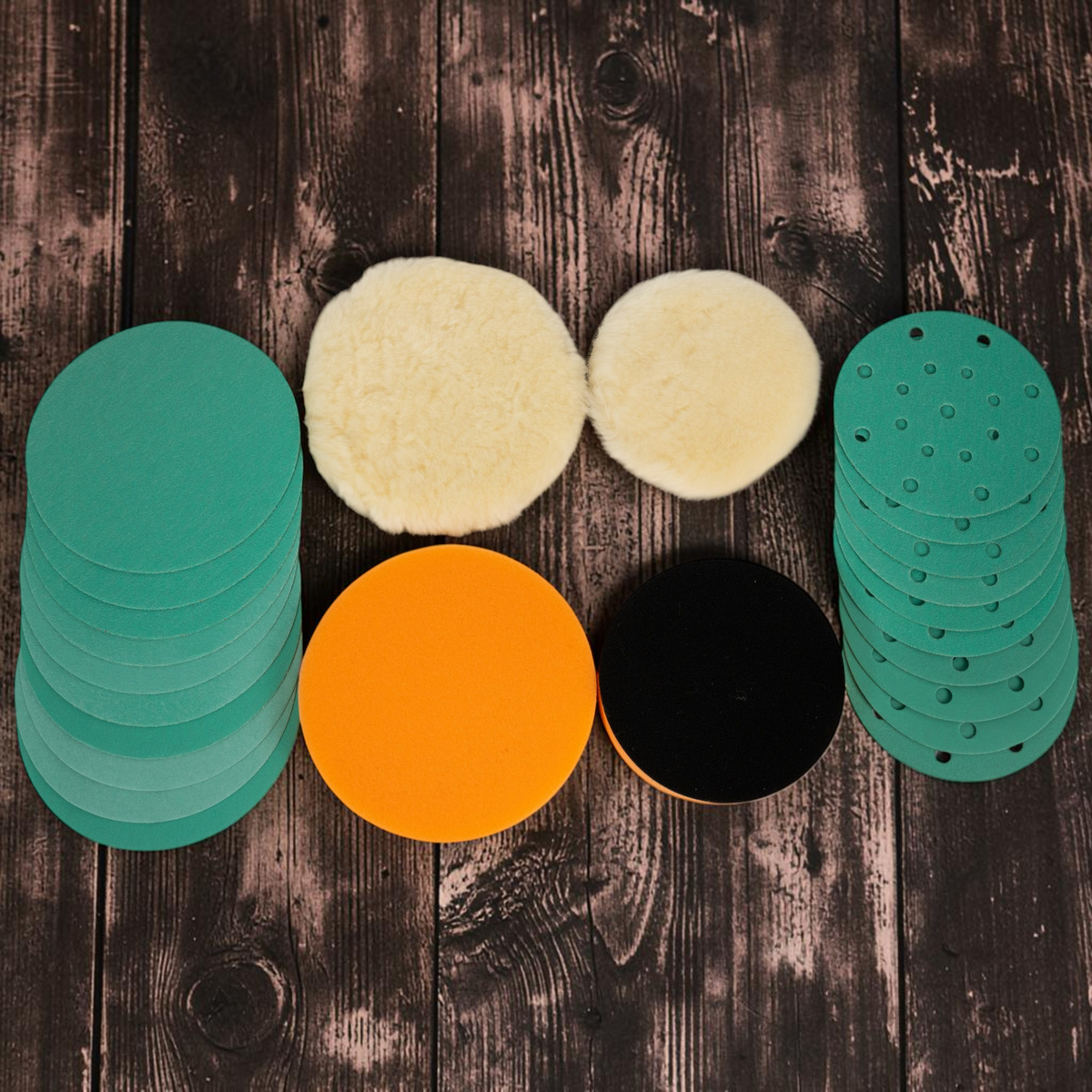 Kit Pulidoras Rotativas Para Automóvil 6 Velocidades Ingco