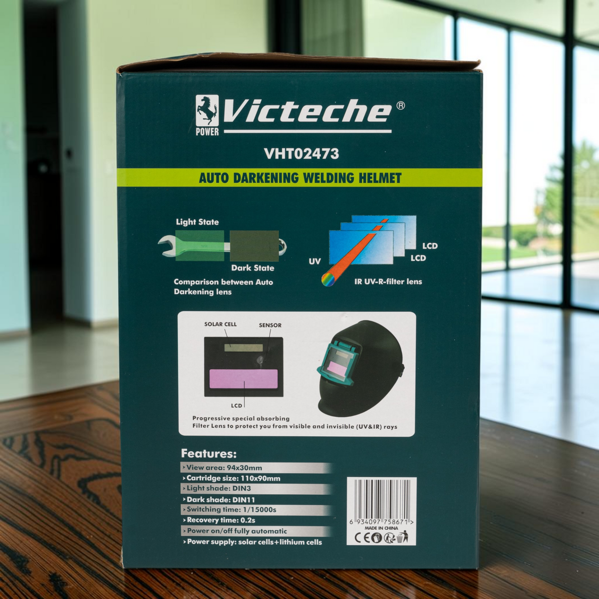 Careta Para Soldar Automatica Victeche