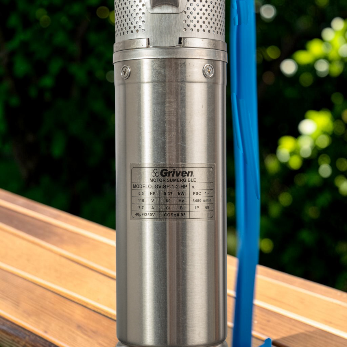 Bomba De Agua Sumergible 1/2hp 120v Griven