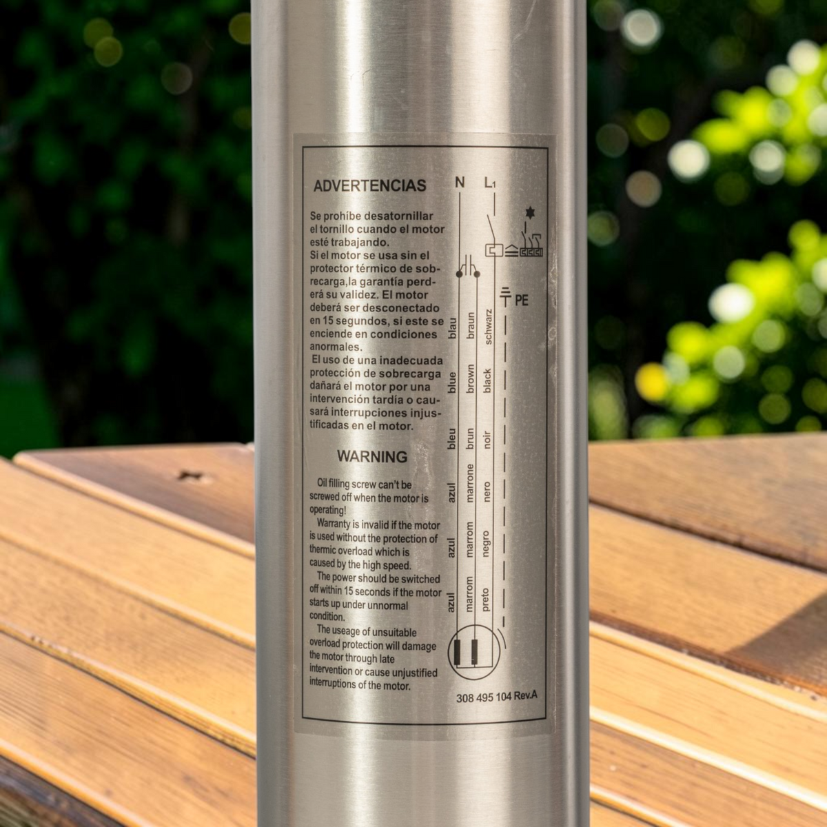 Bomba De Agua Sumergible 1-1/2hp 120v Griven