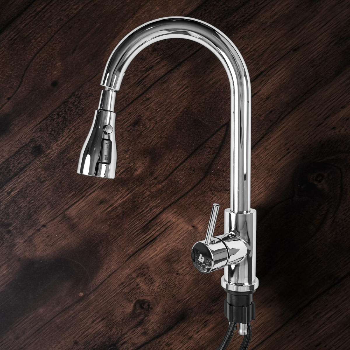 Grifo Llave Cocina Extensible Para Fregadero Cromado Belt-g