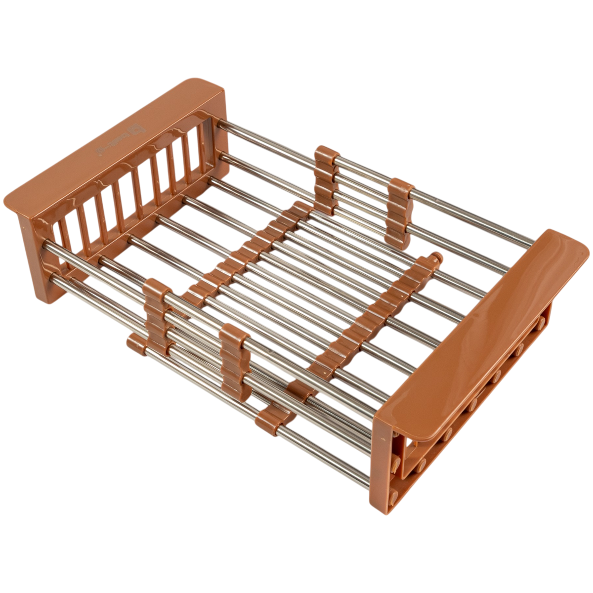 Escurridor Extensible Topo Acero Inoxidable Marrón Belt-g