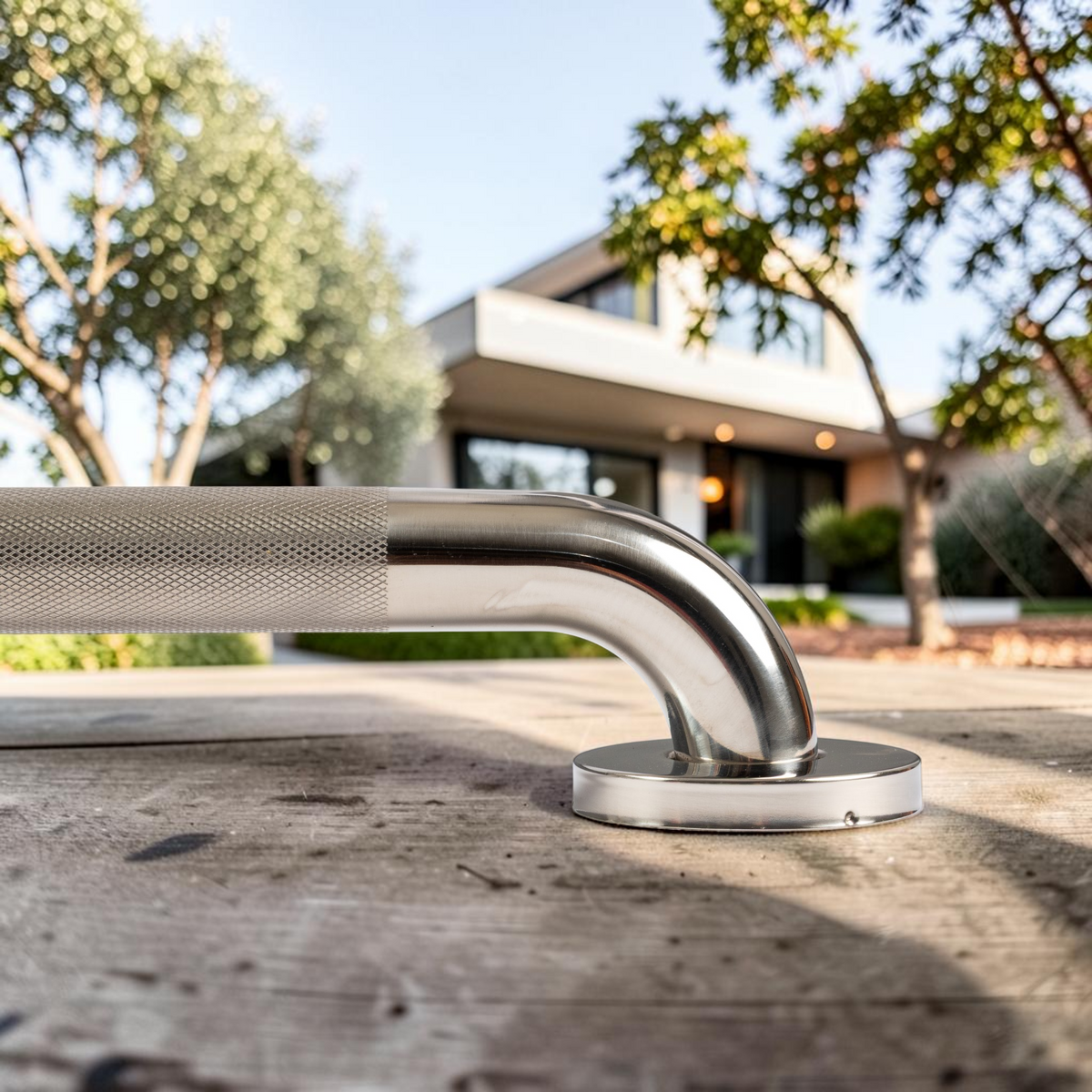 Barra De Agarre Para Baño Y Toallero Acero Inoxidable Belt-g