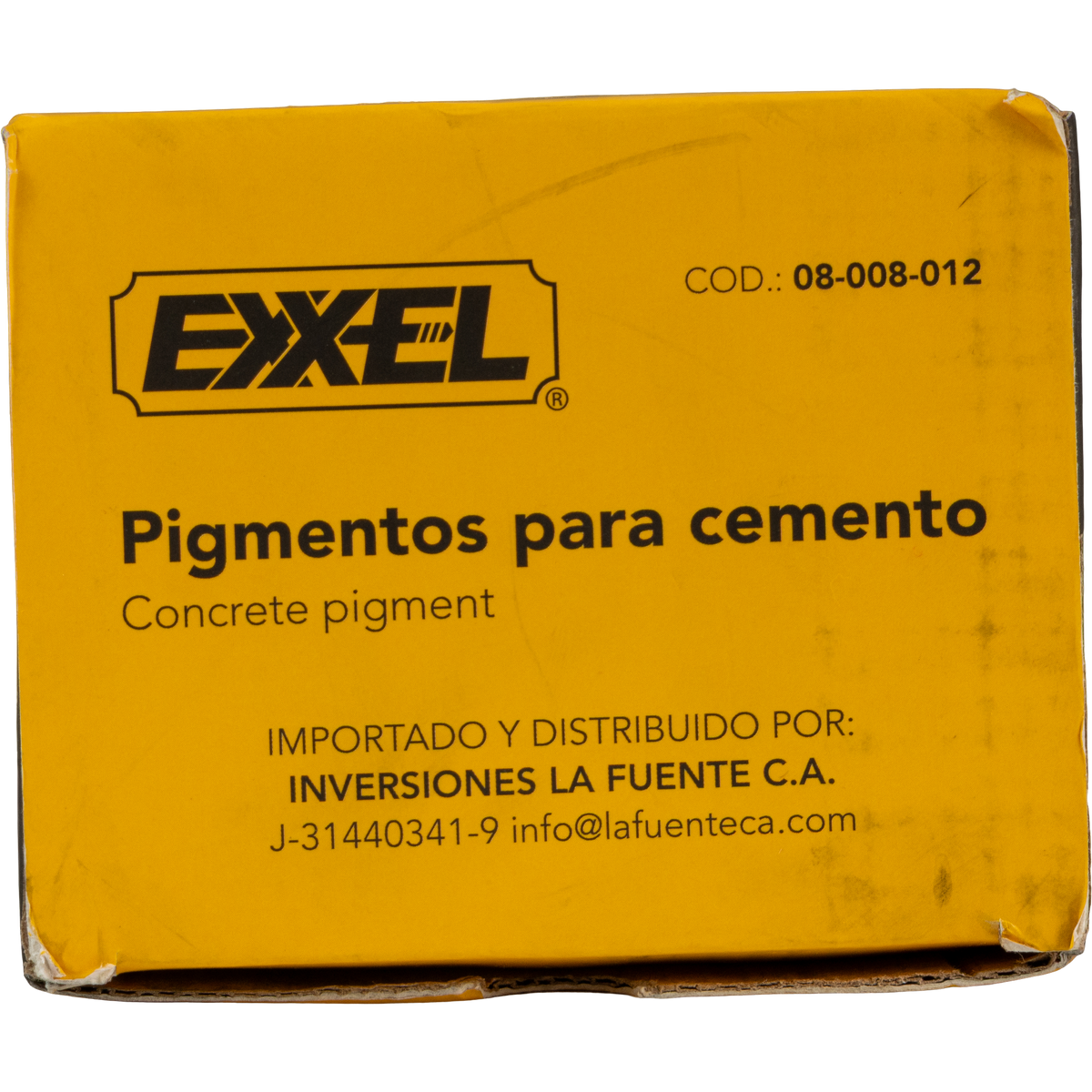 Pigmento Para Cemento Negro 1kg Exxel