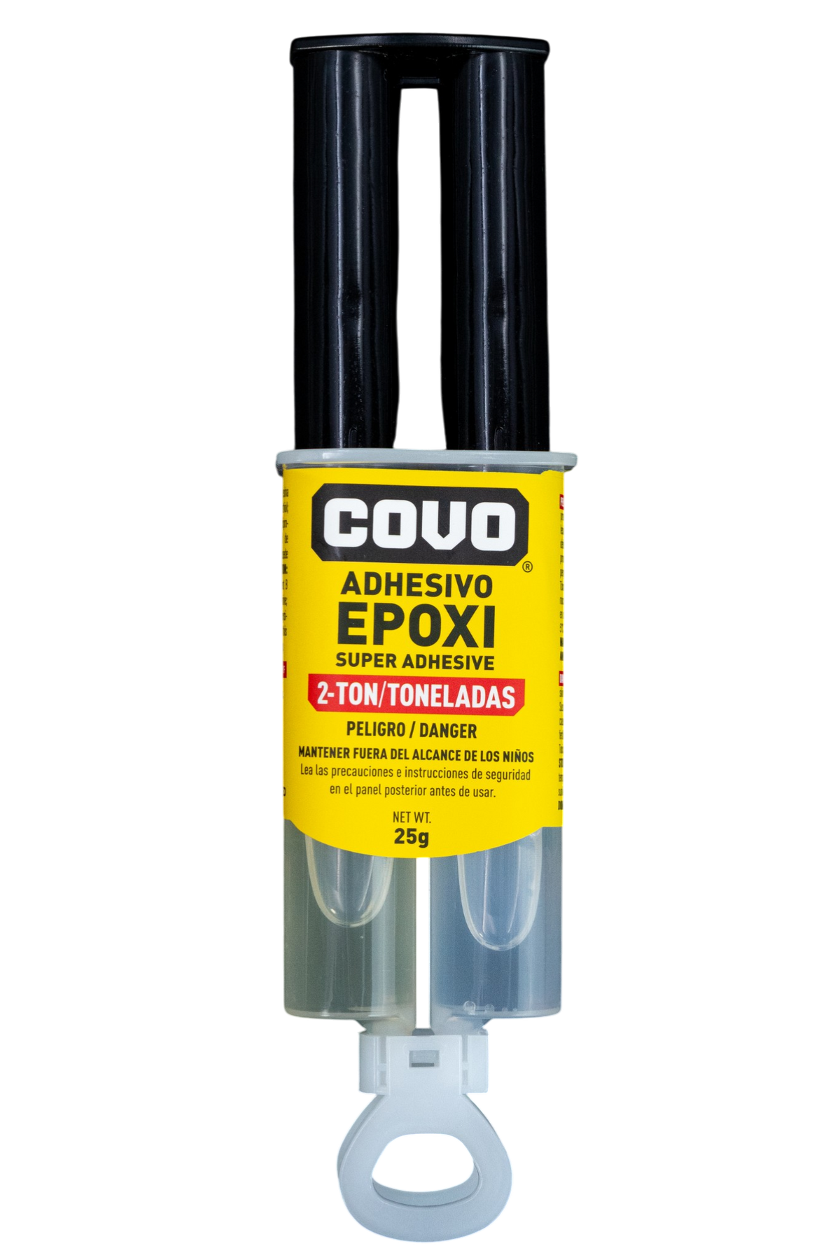 Adhesivo Pega Epóxica 2ton Pegatanque Transparente 25gr Covo