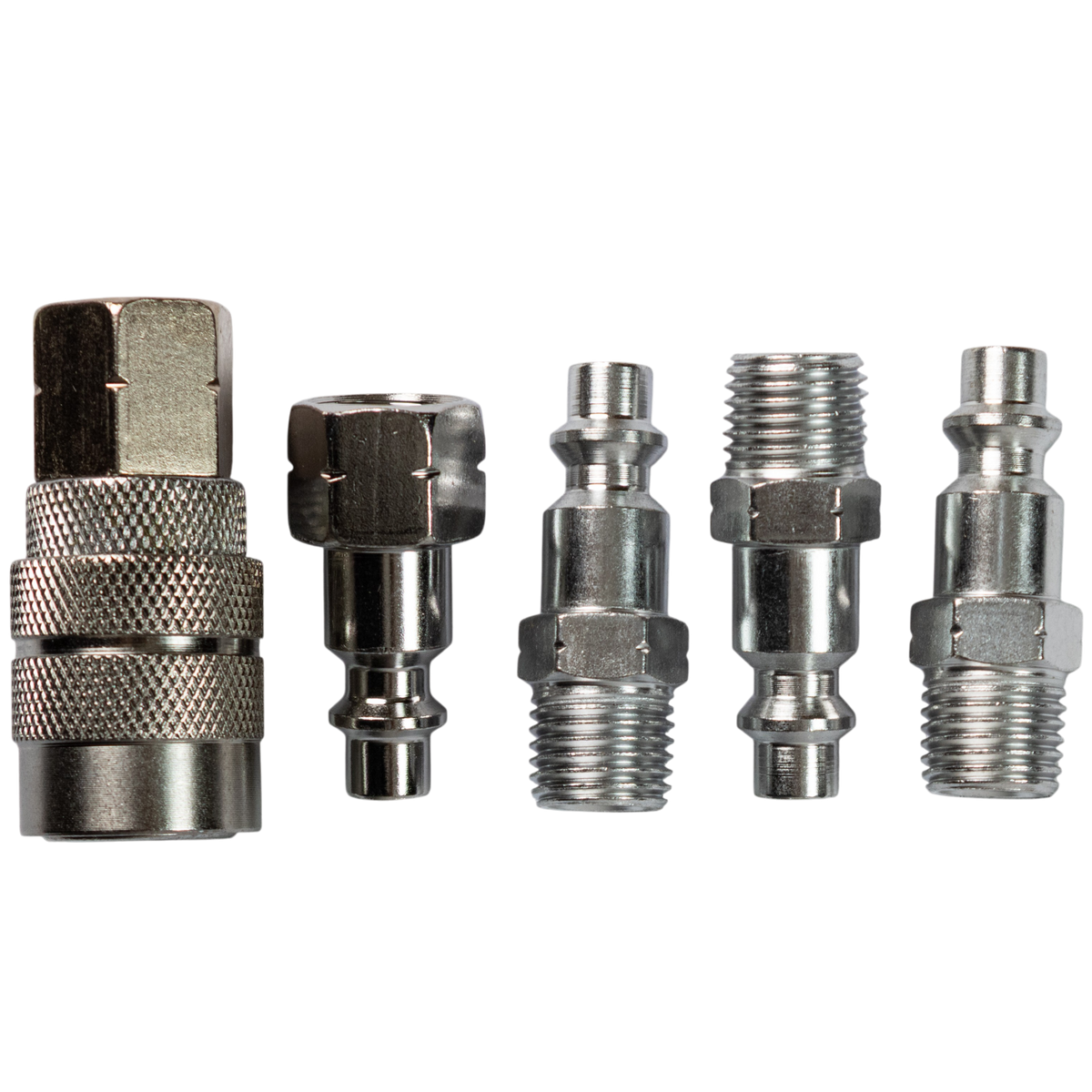 Kit Acople Rápido Compresor Aire Pistolas 5 Piezas Exxel