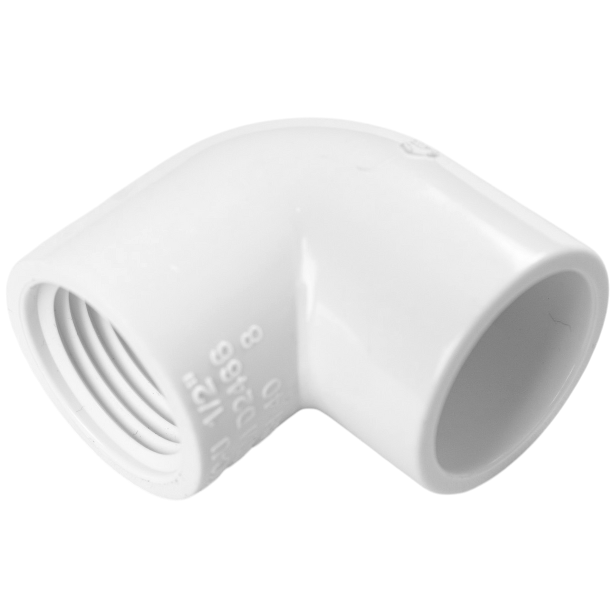 Codo Pvc 3/4x90 Liso/rosca Pegar Agua Fría Metales Aleados