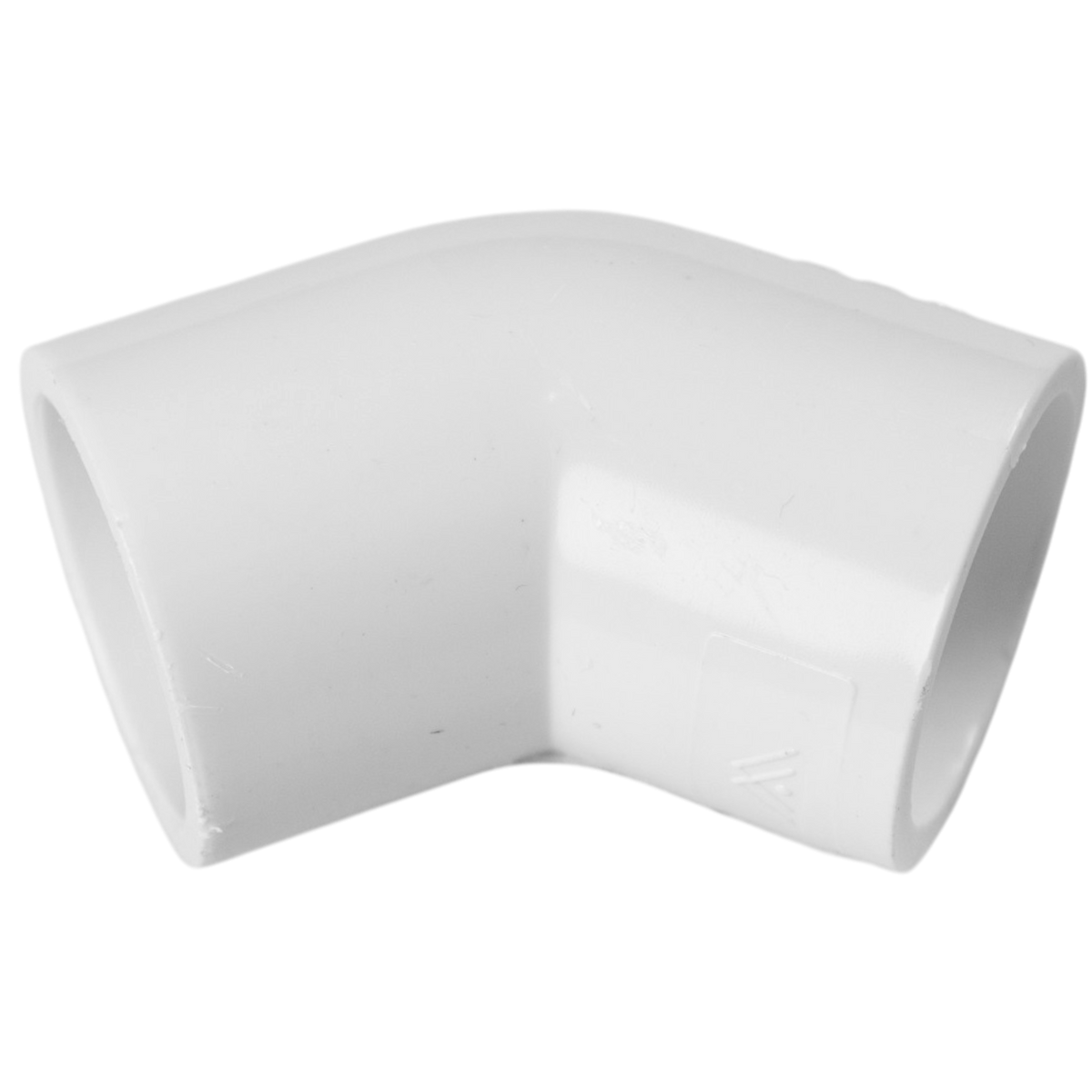 Codo Pvc 1/2x45 Liso/rosca Pegar Agua Fría Metales Aleados