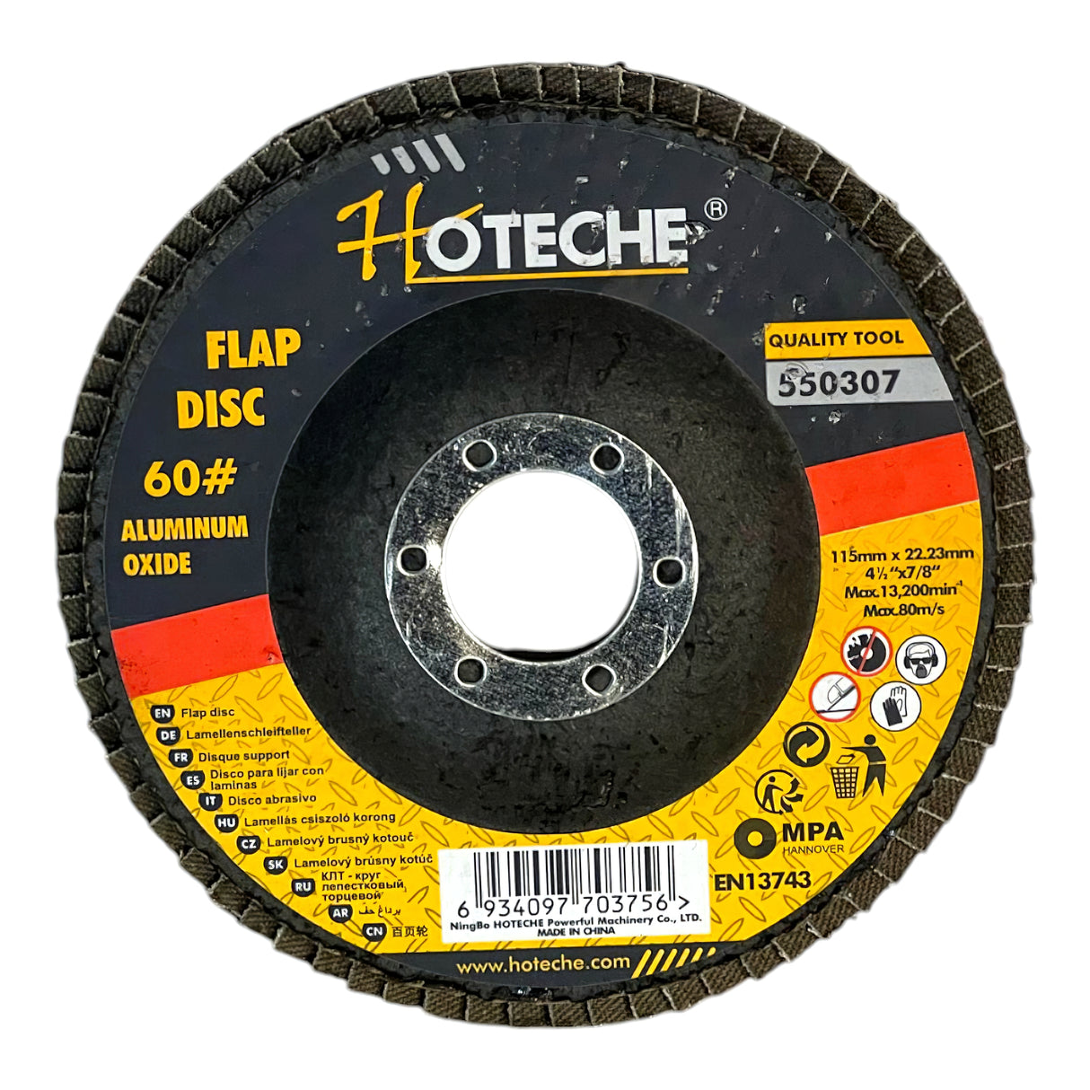 DISCO FLAP 4 1/2" G60 HOTECHE