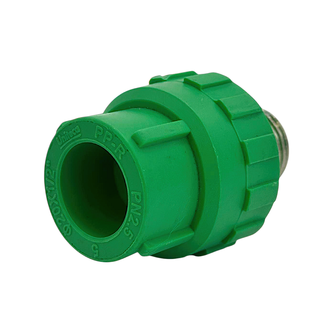 Adaptador Macho PPR Termofusión Uniteca
