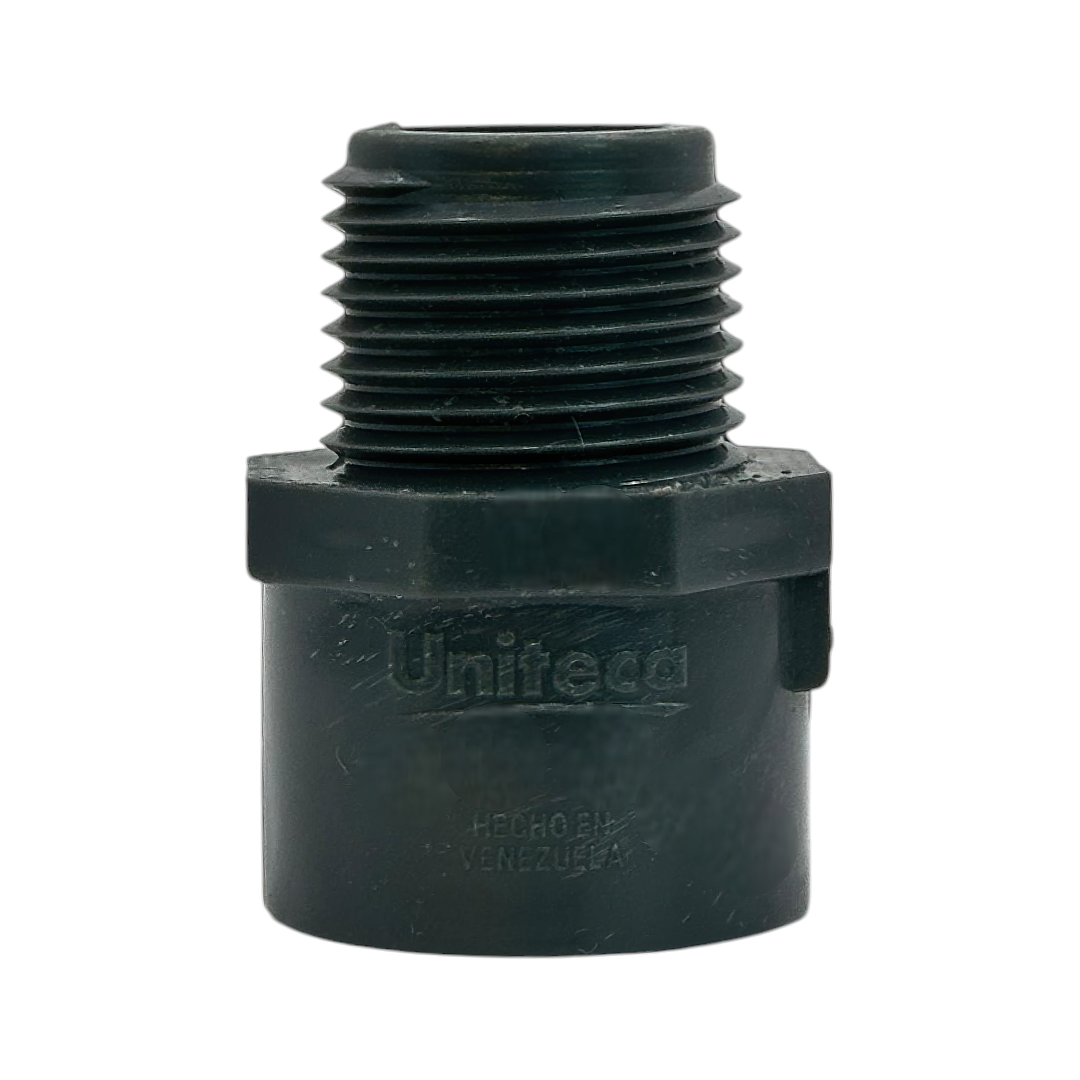Adaptador Macho Agua Fría Uniteca