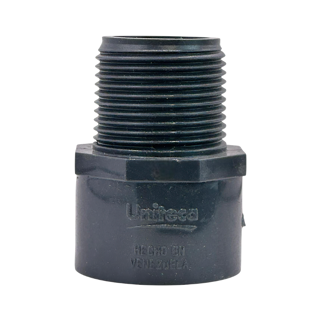 Adaptador Macho Agua Fría Uniteca