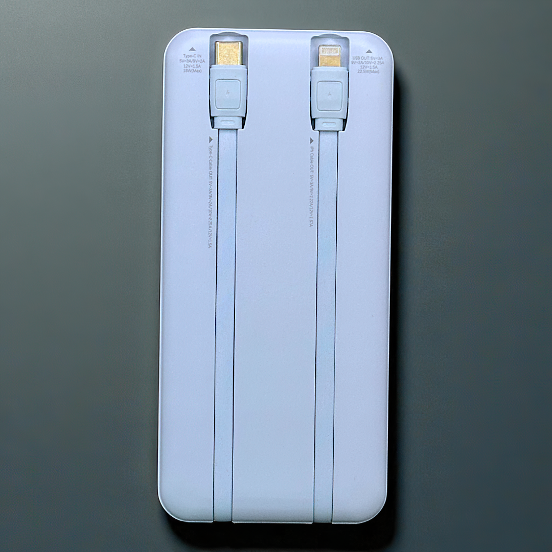 Power Bank Cargador Portatil 10000mah 2 Cables C-l Remax