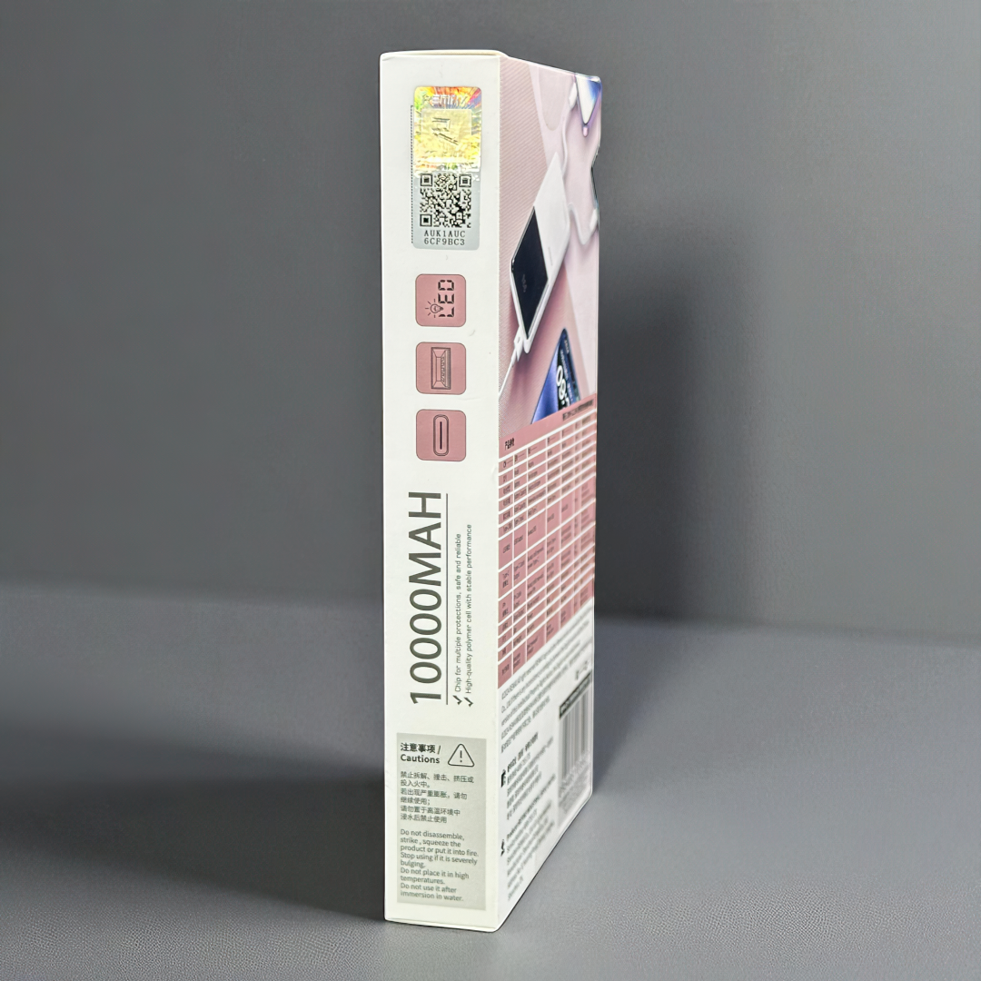 Power Bank Cargador Portatil 10000mah 2 Cables C-l Remax