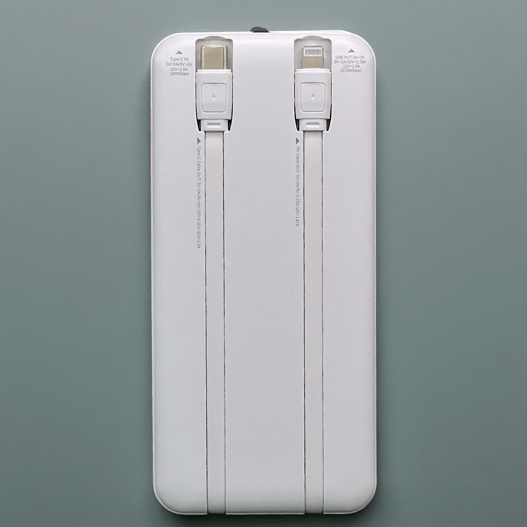 Power Bank Cargador Portatil 10000mah 2 Cables C-l Remax