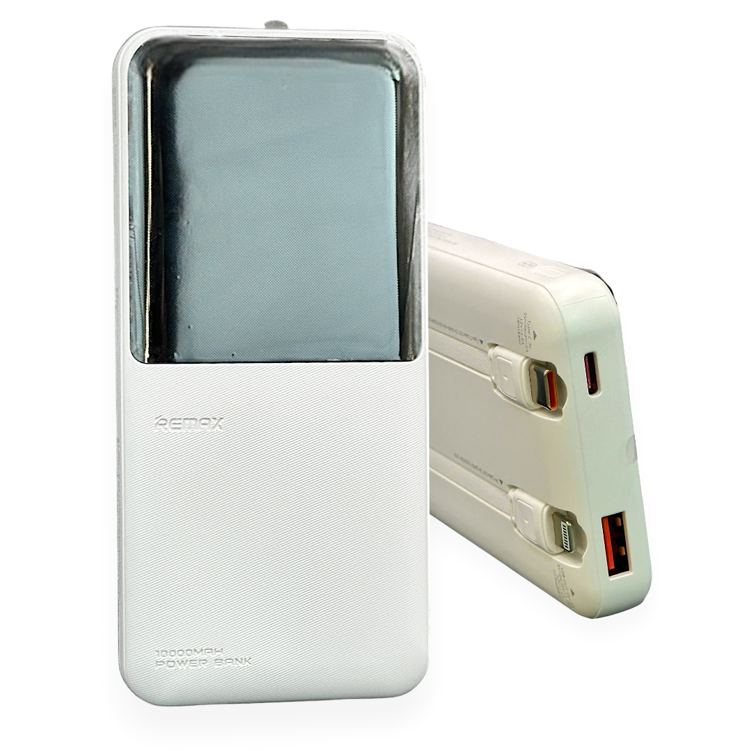 Power Bank Cargador Portatil 10000mah 2 Cables C-l Remax
