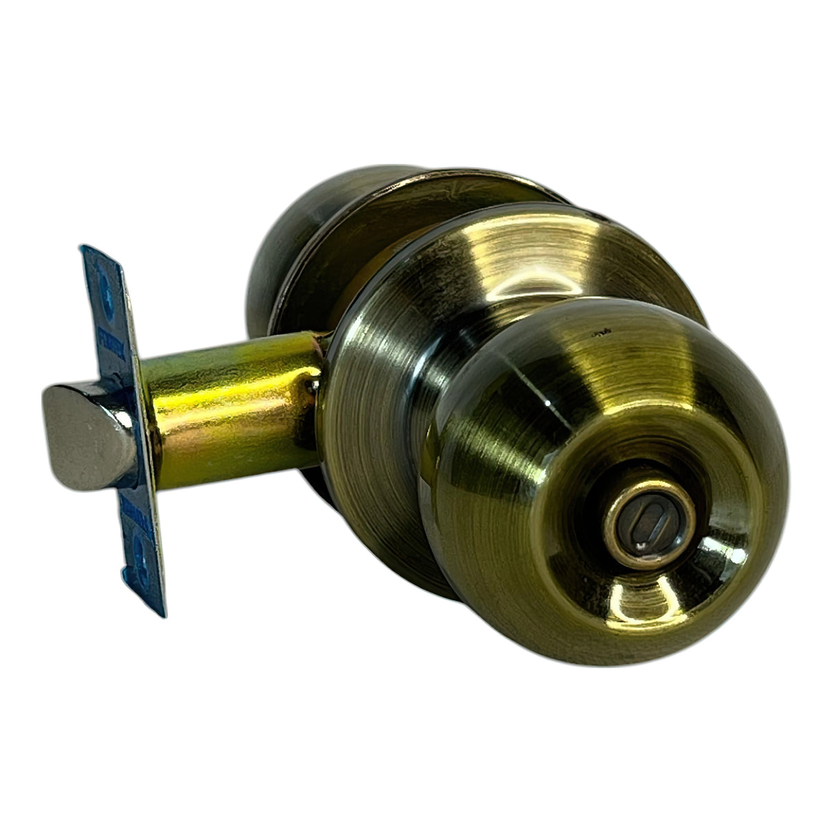 CERRADURA DE POMO REDONDO BAÑO BRONCE ANTIGUO FORTEK