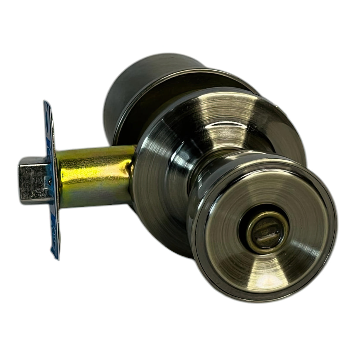 CERRADURA DE POMO BAÑO T/MANZANITA BRONCE ANTIGUO FORTEK