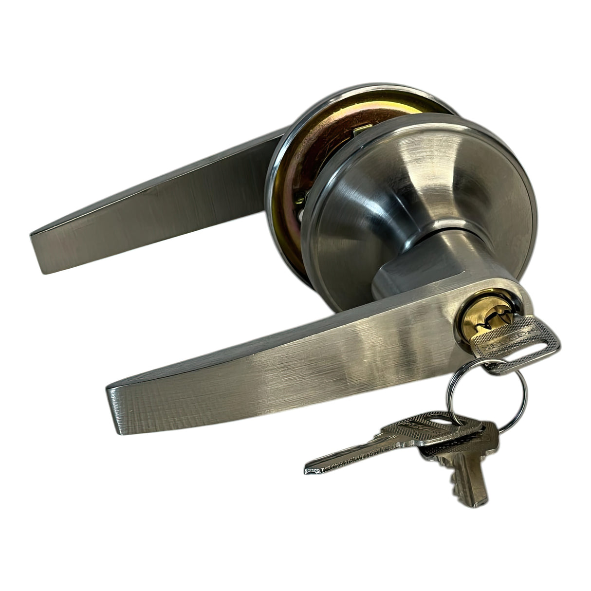 CERRADURA DE MANILLA DORMITORIO NIQUEL MATE FORTEK